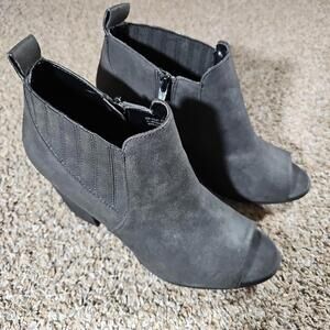 SUGAR violet Sz 11 Gray Charcoal Zipper Side Chukka Boots